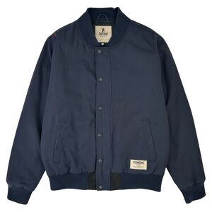 Chrome Industries Whitworth Bomber - Navy Blue Insulated Matte Bomber Jacket